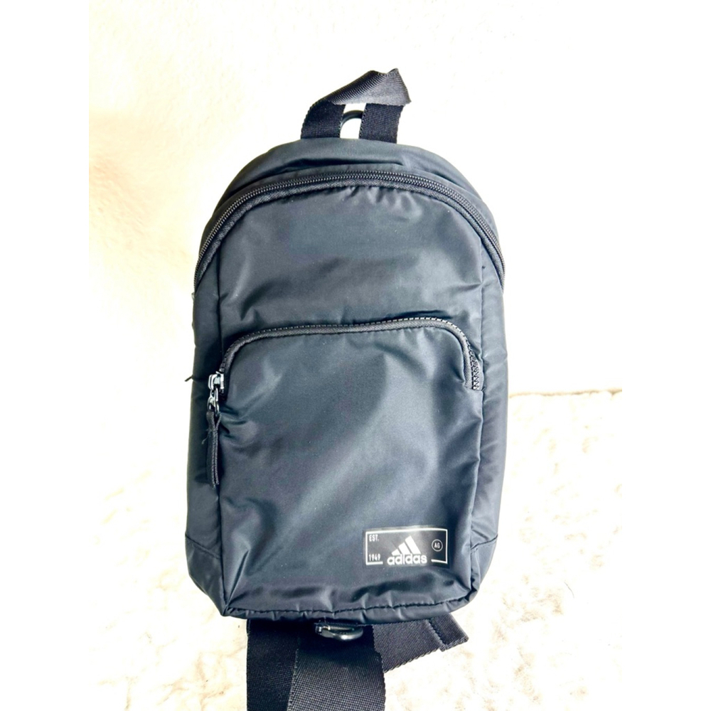 Adidas Essentials 2 Unisex Black Sling Crossbody Bag